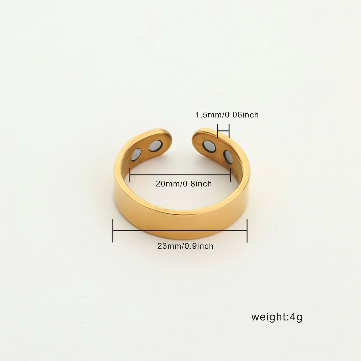 Magnetic Acupressure-Inspired Wellness Ring — Sleep & Relaxation Support Finger Ring (Unisex, Minimal Design)