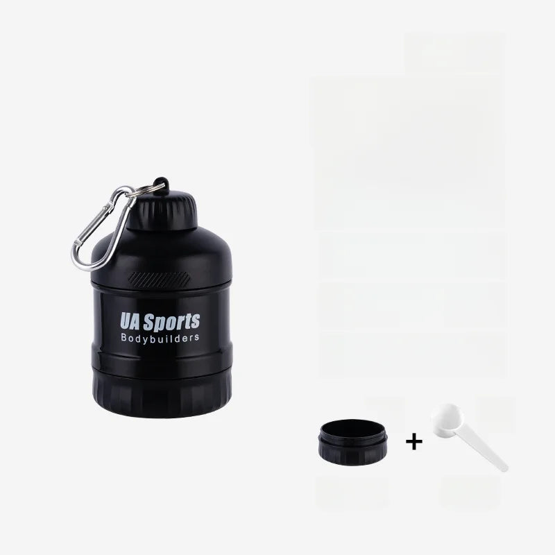 Portable Protein Powder Funnel & Capsule Storage Cup