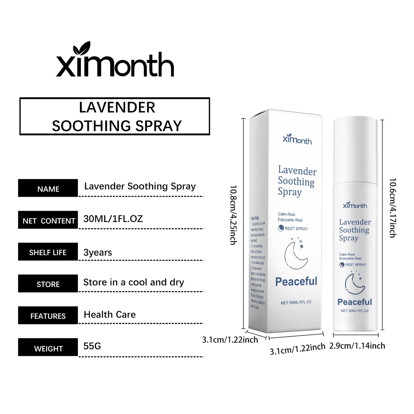 Lavender Sleep Support Spray — Nighttime Aromatic Care for Tranquility & Deep Sleep Quality (Unisex)