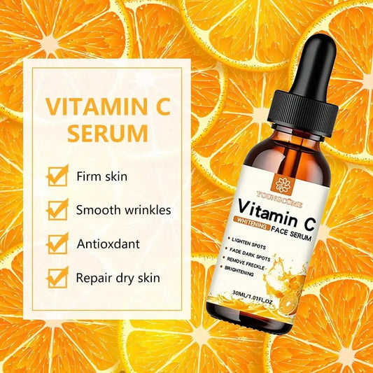 Vitamin C Facial Essence — Brightening & Repair Serum with Hyaluronic Acid (30 ml)