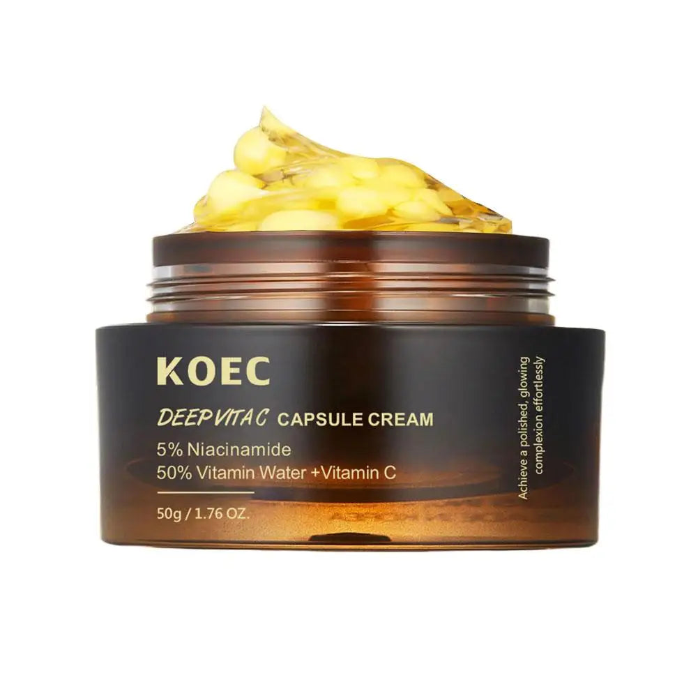 Pink Collagen Capsule Cream — 5% Niacinamide & Hydrolyzed Collagen Deep Hydrating Jelly Moisturizer (50 g)