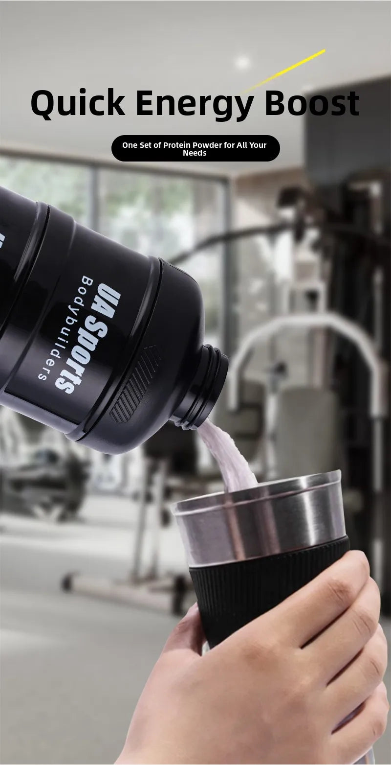 Portable Protein Powder Funnel & Capsule Storage Cup