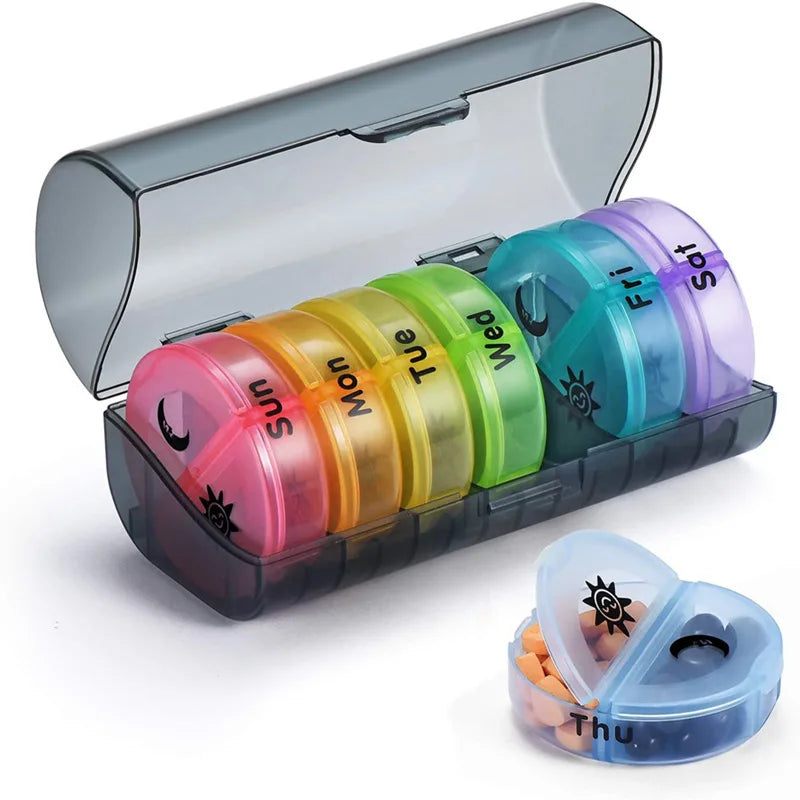 1PC Weekly Pill Case – 7-Day Portable Pill Organizer