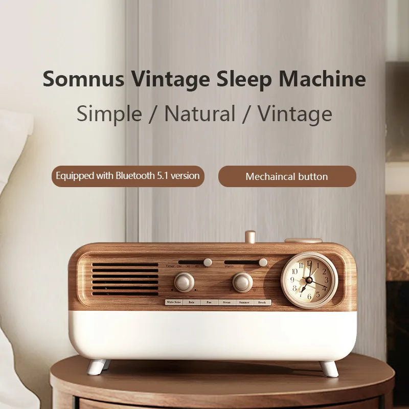 Bluetooth Retro Sleep Speaker with LED Mood Light