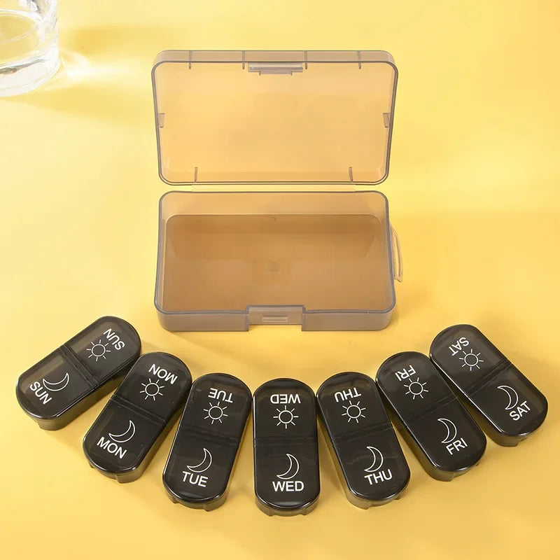 1PC Weekly Pill Case – 7-Day Portable Pill Organizer