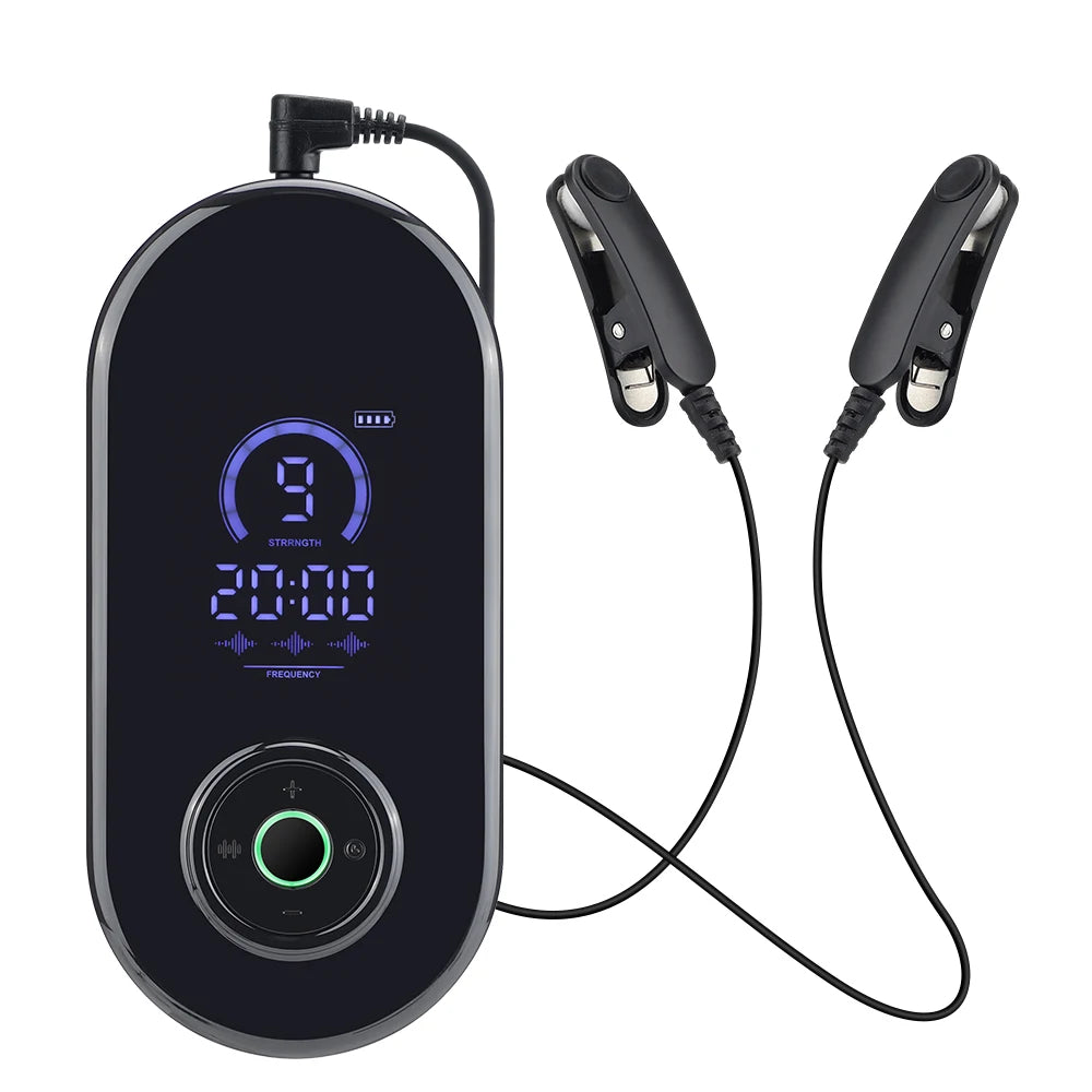CES Microcurrent Sleep Aid Device — Relaxation & Calm Support with Electric Ear Clip Design (Rechargeable, Unisex)