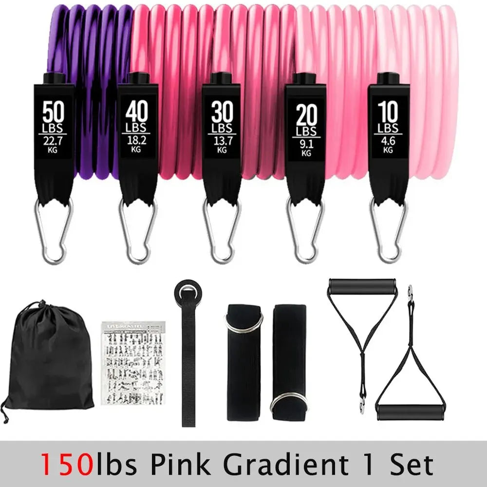 Resistance Bands Set – Tension Pull Rope for Men & Women