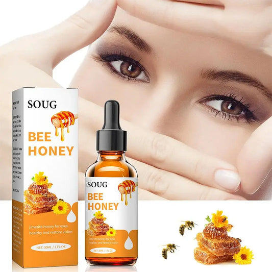 Jimerito Honey for Eyes — Stingless Bee Honey Eye Drops for Refreshing, Soothing & Nourishing Eye Care (2 × 30 ml)