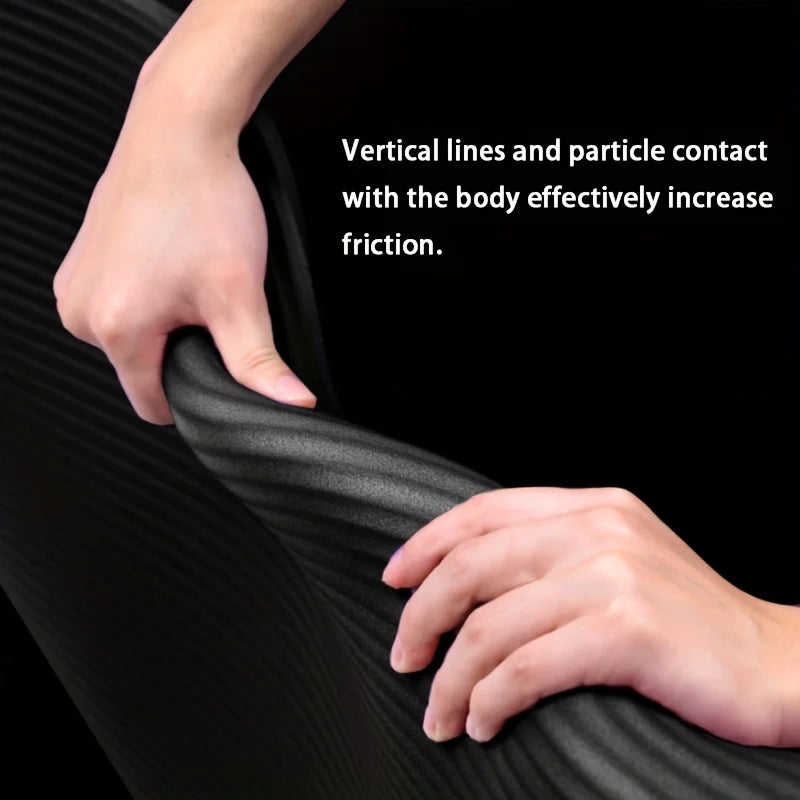 Thick Non-Slip Yoga Mat — 10-20 mm NBR Fitness Mat for Core Strength, Cardio, and Home Training (200 × 60 cm)