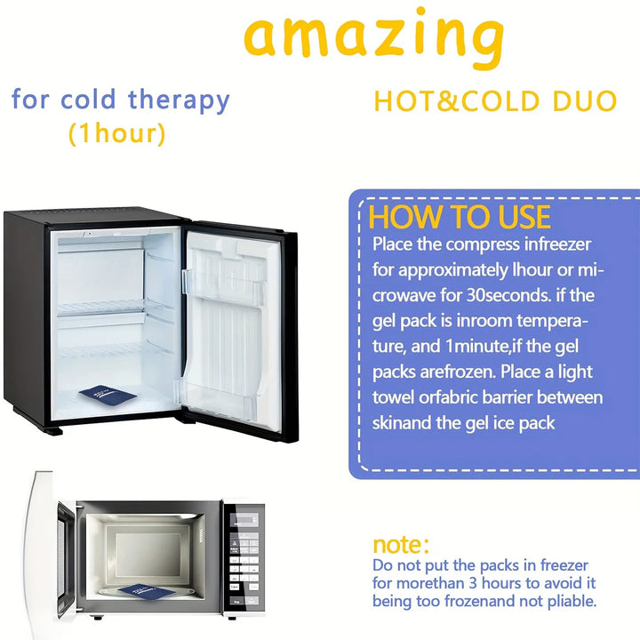 Reusable Gel Ice Pack – Hot & Cold Therapy Bag