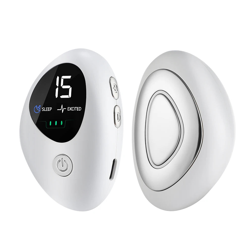Smart Sleep Instrument — Handheld Pulse Stimulation Device for Relaxation & Sleep Support (Rechargeable, Unisex)