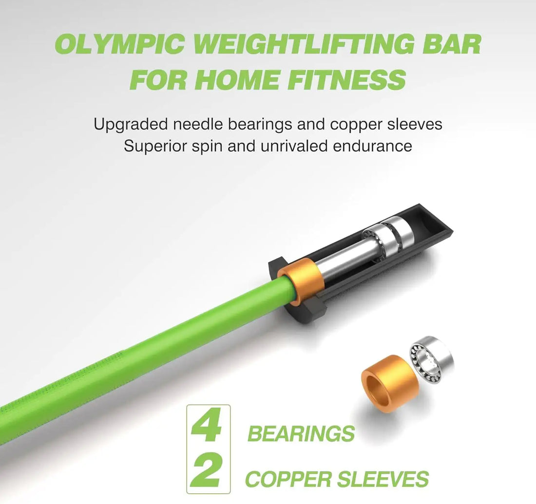 4FT Solid Iron Barbell Bar Plates