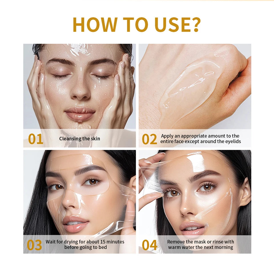 Collagen Jelly Cream — Hydrolyzed Overnight Facial Mask (75 ml)