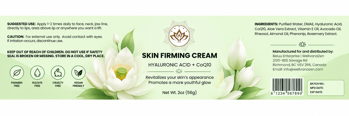 Skin Firming Cream – Hyaluronic Acid + CoQ10